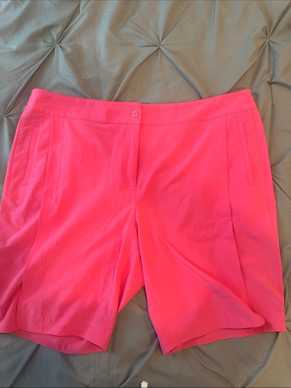 EP Pro Hot Pink Tailored Bermuda Shorts